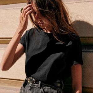 Sézane Black T-Shirt